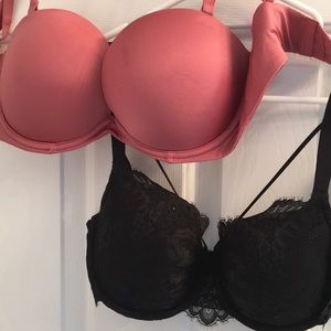 La Senza 34 D Bra Bundle push-up convertible